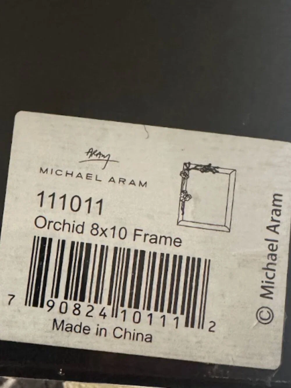 Michael Aram New in Box 8x10 Orchid Frame (unopened)